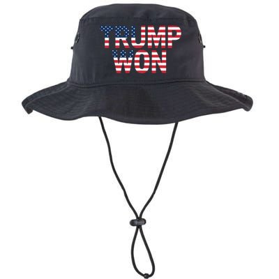 Donald Trump Won 2024 Election Republican Win Trump Won 2024 Legacy Cool Fit Booney Bucket Hat