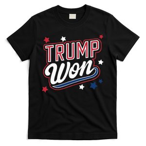 Donald Trump Won 2024 Election Republican Win Trump Won 2024 T-Shirt