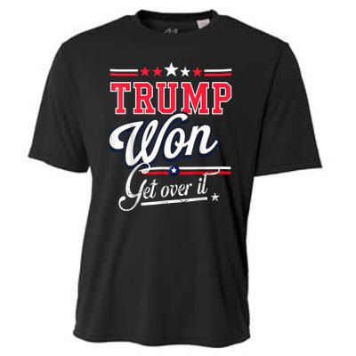 Donald Trump Won Get Over It 2024 Trump Won Election 2024 Cooling Performance Crew T-Shirt