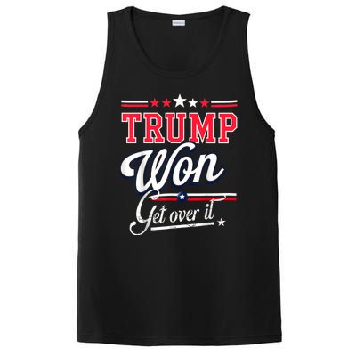 Donald Trump Won Get Over It 2024 Trump Won Election 2024 PosiCharge Competitor Tank