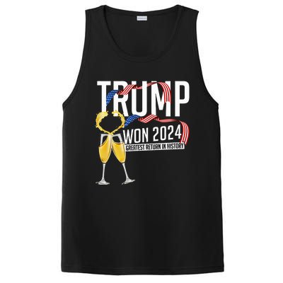 Donald Trump Won 2024 Election Inauguration PosiCharge Competitor Tank