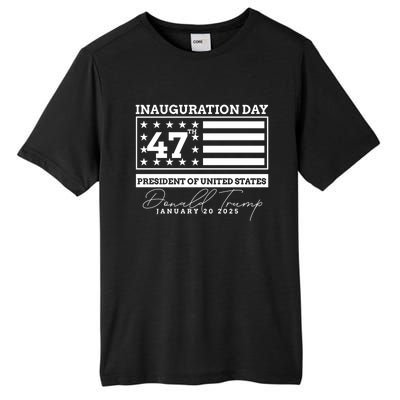 Donald Trump Won 2024 Election Inauguration Sweatshirt Tall Fusion ChromaSoft Performance T-Shirt