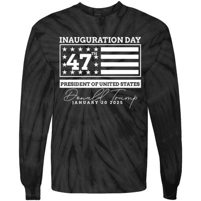 Donald Trump Won 2024 Election Inauguration Sweatshirt Tie-Dye Long Sleeve Shirt