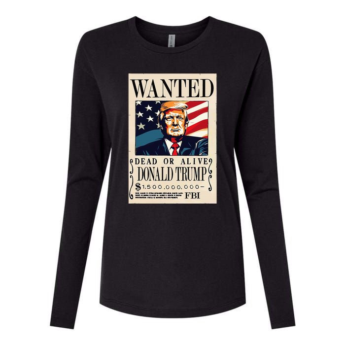 Donald Trump Wanted 1.5 Billion Funny Womens Cotton Relaxed Long Sleeve T-Shirt