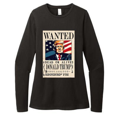 Donald Trump Wanted 1.5 Billion Funny Womens CVC Long Sleeve Shirt