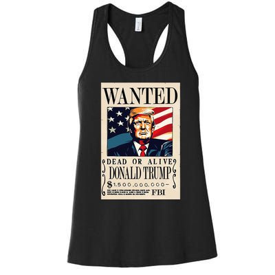 Donald Trump Wanted 1.5 Billion Funny Women's Racerback Tank