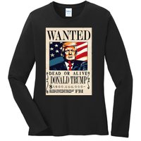 Donald Trump Wanted 1.5 Billion Funny Ladies Long Sleeve Shirt