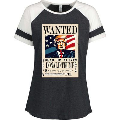 Donald Trump Wanted 1.5 Billion Funny Enza Ladies Jersey Colorblock Tee