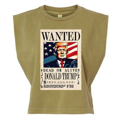 Donald Trump Wanted 1.5 Billion Funny Garment-Dyed Women's Muscle Tee