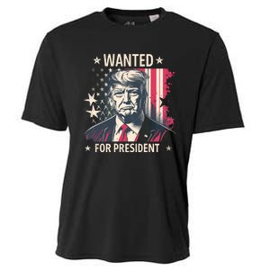 Donald Trump Wanted For President Cooling Performance Crew T-Shirt