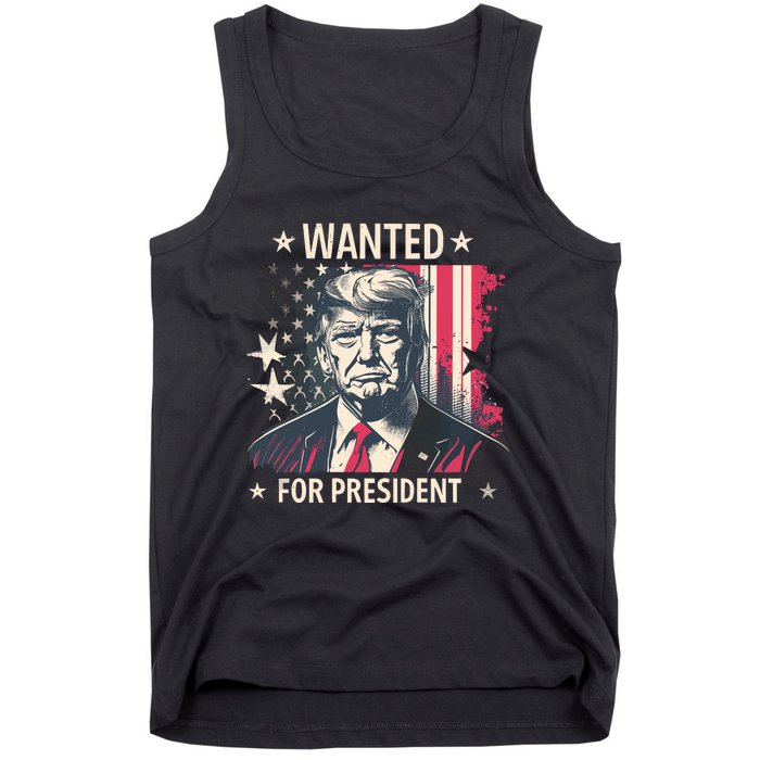 Donald Trump Wanted For President Tank Top