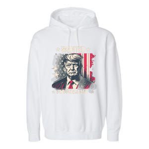 Donald Trump Wanted For President Garment-Dyed Fleece Hoodie