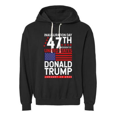 Donald Trump Won 2024 Election Inauguration Garment-Dyed Fleece Hoodie