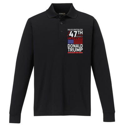 Donald Trump Won 2024 Election Inauguration Performance Long Sleeve Polo