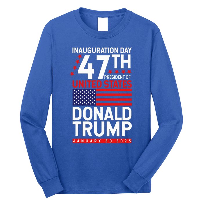 Donald Trump Won 2024 Election Inauguration Long Sleeve Shirt