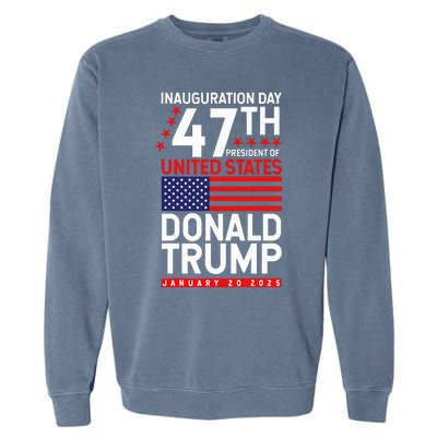 Donald Trump Won 2024 Election Inauguration Garment-Dyed Sweatshirt