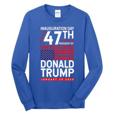 Donald Trump Won 2024 Election Inauguration Tall Long Sleeve T-Shirt