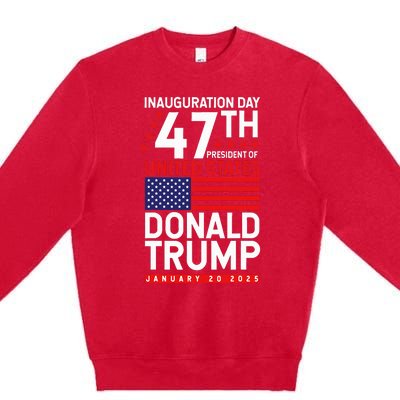 Donald Trump Won 2024 Election Inauguration Premium Crewneck Sweatshirt