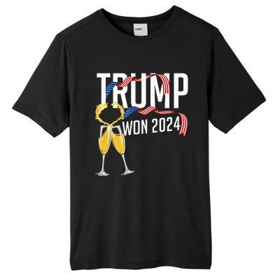 Donald Trump Won 2024 Election Inauguration Tall Fusion ChromaSoft Performance T-Shirt