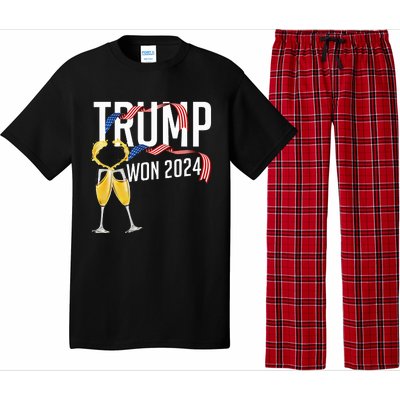 Donald Trump Won 2024 Election Inauguration Pajama Set