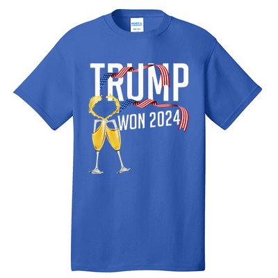 Donald Trump Won 2024 Election Inauguration Tall T-Shirt