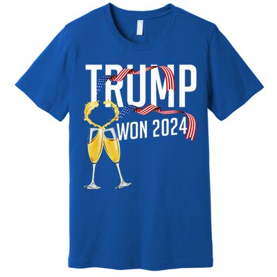 Donald Trump Won 2024 Election Inauguration Premium T-Shirt