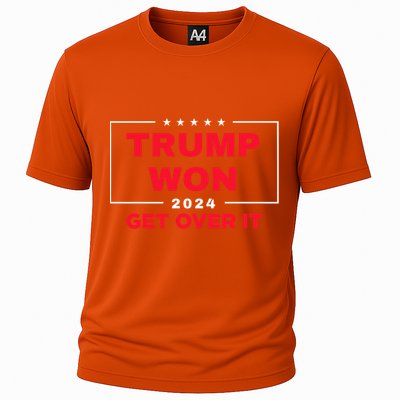 Donald Trump Won 2024 Election Inauguration Cooling Performance Crew T-Shirt