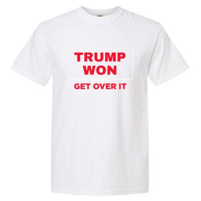 Donald Trump Won 2024 Election Inauguration Garment-Dyed Heavyweight T-Shirt