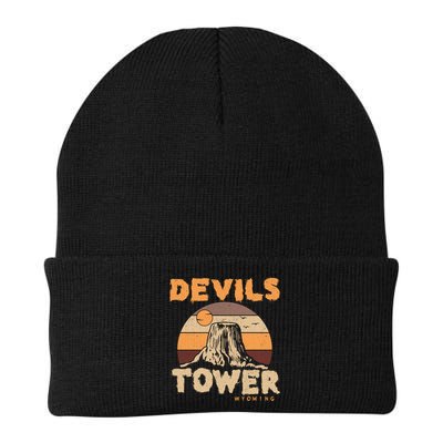 Devil's Tower Wyoming Hiking Camping Mountains Meaningful Gift Beanie