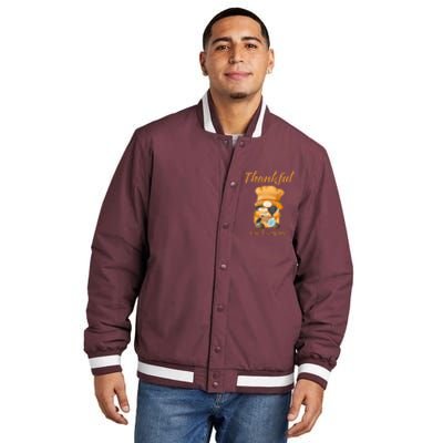 Donald Trump Won Thanksgiving Thankful Election 2024 Insulated Varsity Jacket