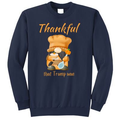 Donald Trump Won Thanksgiving Thankful Election 2024 Sweatshirt