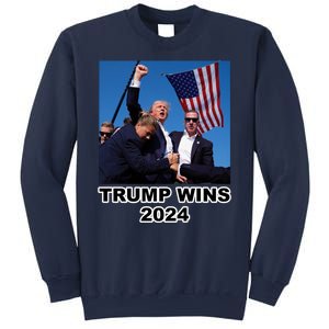 Donald Trump Wins 2024 Election Gun Shot Fired At Rally Sweatshirt