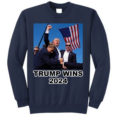 Donald Trump Wins 2024 Election Gun Shot Fired At Rally Sweatshirt