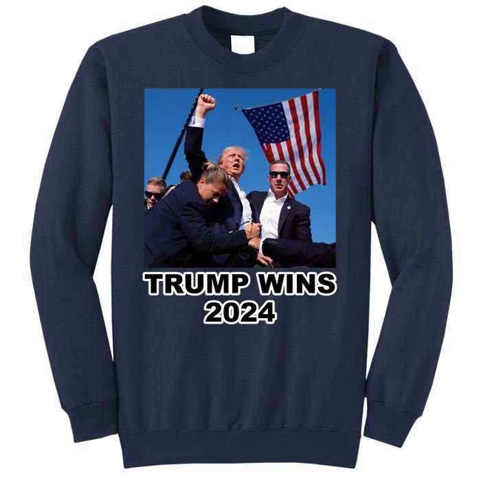 Donald Trump Wins 2024 Election Gun Shot Fired At Rally Sweatshirt