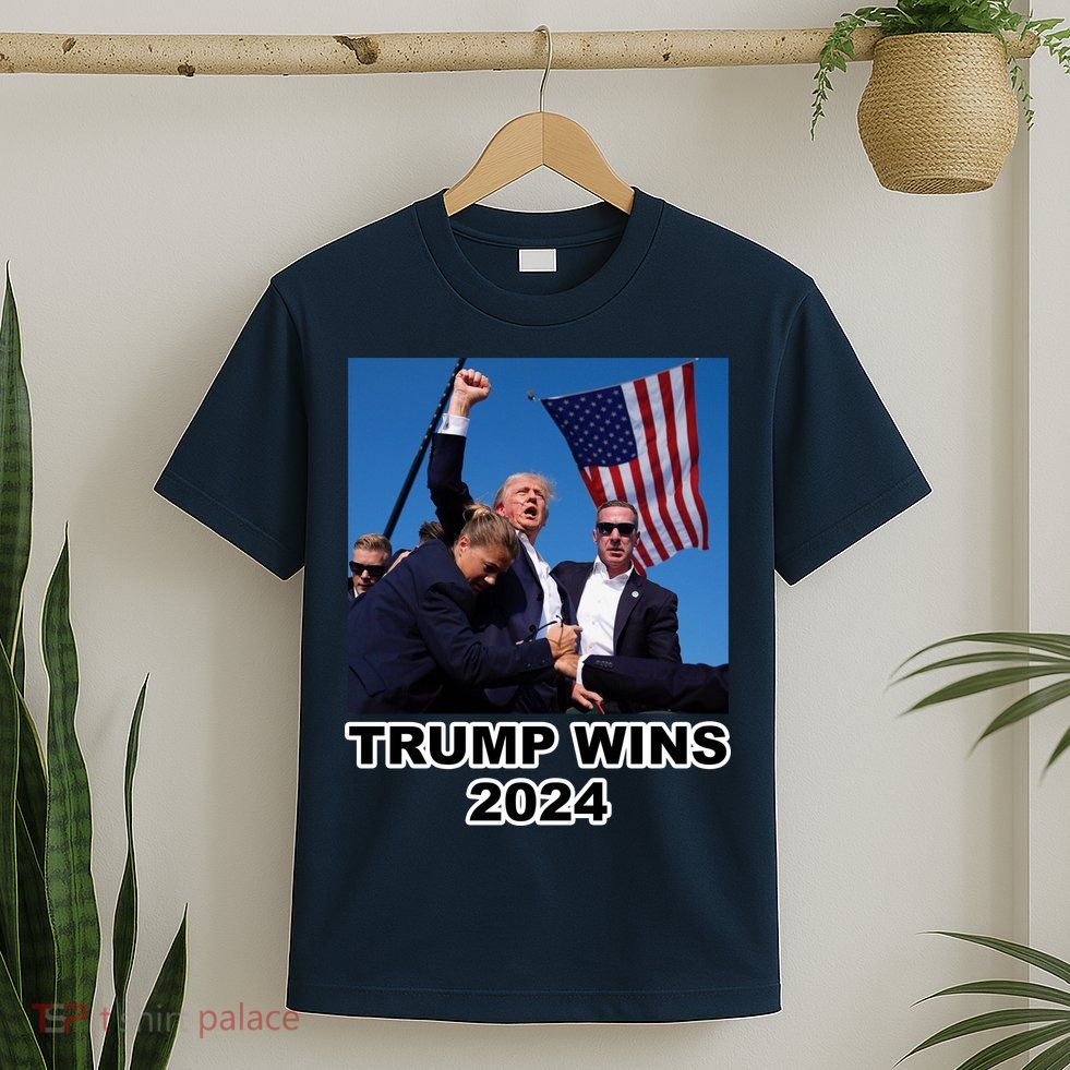 Donald Trump Wins 2024 Election Gun Shot Fired At Rally T-Shirt