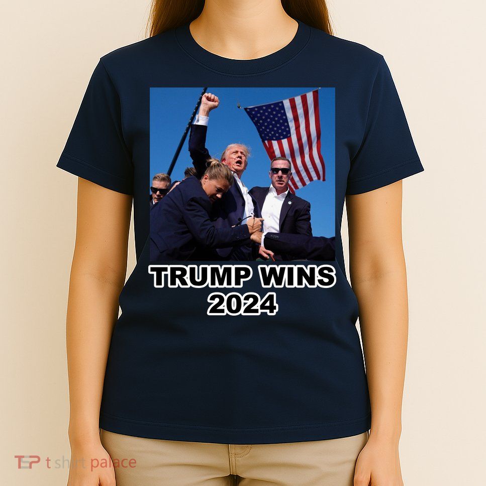 Donald Trump Wins 2024 Election Gun Shot Fired At Rally T-Shirt