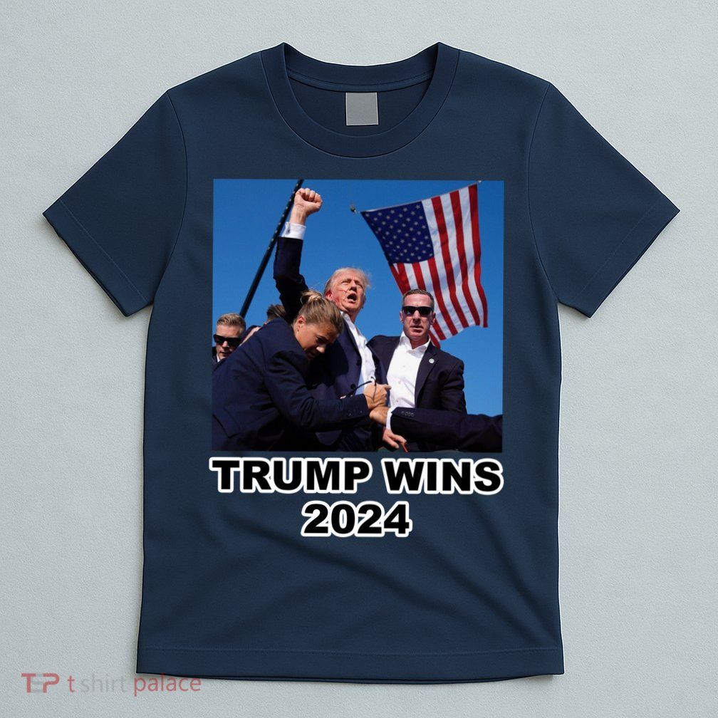 Donald Trump Wins 2024 Election Gun Shot Fired At Rally T-Shirt
