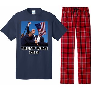 Donald Trump Wins 2024 Election Gun Shot Fired At Rally Pajama Set