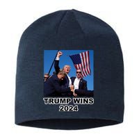 Donald Trump Wins 2024 Election Gun Shot Fired At Rally Sustainable Beanie