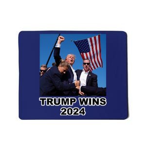 Donald Trump Wins 2024 Election Gun Shot Fired At Rally Mousepad