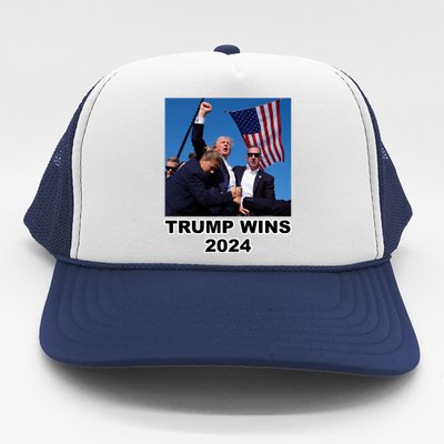 Donald Trump Wins 2024 Election Gun Shot Fired At Rally Trucker Hat