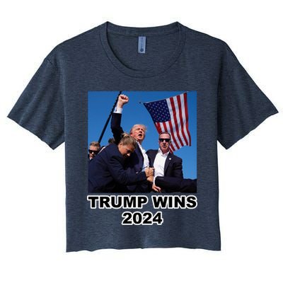 Donald Trump Wins 2024 Election Gun Shot Fired At Rally Crop Top