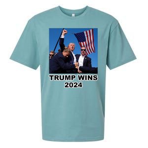 Donald Trump Wins 2024 Election Gun Shot Fired At Rally Sueded Cloud Jersey T-Shirt