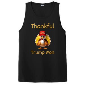 Donald Trump Won Thanksgiving Thankful PosiCharge Competitor Tank