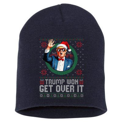 Donald Trump Won 2024 Election Republican Win Trump Won 2024 Short Acrylic Beanie