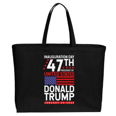 Donald Trump Won 2024 Election Inauguration Cotton Canvas Jumbo Tote