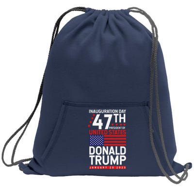 Donald Trump Won 2024 Election Inauguration Sweatshirt Cinch Pack Bag