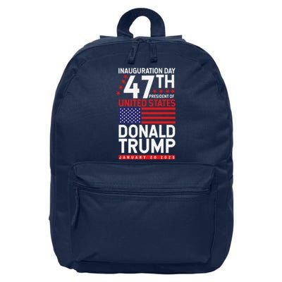 Donald Trump Won 2024 Election Inauguration 16 in Basic Backpack