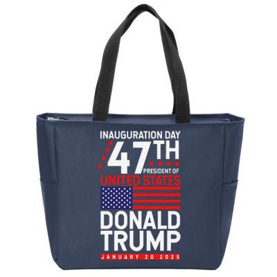 Donald Trump Won 2024 Election Inauguration Zip Tote Bag