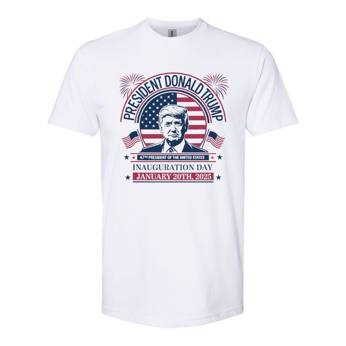 Donald Trump Wins 47th President 2024 Potus Inauguration Softstyle CVC T-Shirt